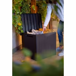 Keter Plastic Garden Storage Box | 113L Capacity Outside Storage Box - Additional view 9