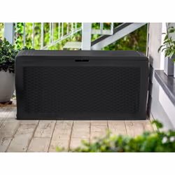 Keter Storage Box Samoa 270L Anthracite Outdoor Garden Patio Cushion Shed Box - Additional view 4