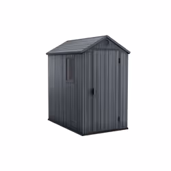 Keter Darwin 4x6, Wood-plastic shed, Single, Gable roof, Grey, Grey, 1 door(s)