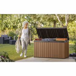 Keter Darwin Storage box Rectangular Plastic Brown - Additional view 3