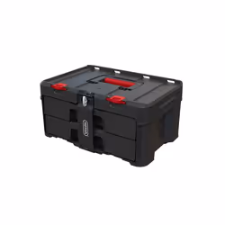 Toolbox KETER Stack'N'Roll (17210832/253384) 2 drawers Black
