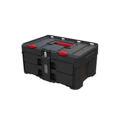 Toolbox KETER Stack'N'Roll (17210832/253384) 2 drawers Black