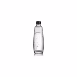 Duo Stylish 1L glass Carafe. Refilable carafe for carbonated drinks. Dishwasher Safe. Only Compatible with SodaStream's Duo S ...