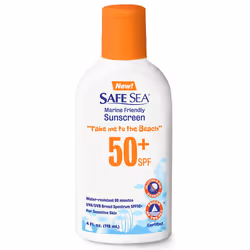 SPF50+ Sting Blocking Sunscreen | 120ml Bottle | For Sensitive Skin | Anti Jellyfish Sting Protective Lotion | Coral Reef Saf ...