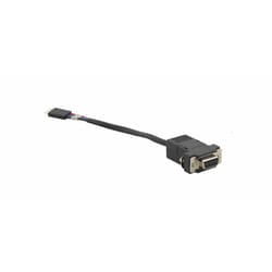 Kramer Electronics C–D9F/3PM–0.6 serial cable Black 0.2 m DB-9