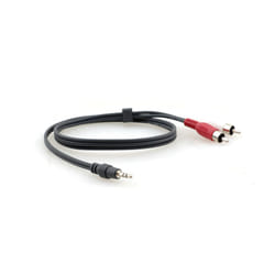 Kramer Electronics C-A35M/2RAM-35 audio cable 10.7 m 3.5mm 2 x RCA Black