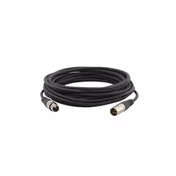 Kramer Electronics C-XLQM/XLQF-15, XLR (3-pin), Male, XLR (3-pin), Female, 4.6 m, Black
