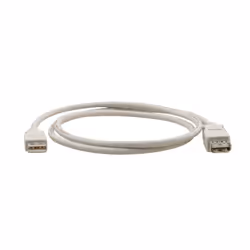 Kramer Electronics USB-A (M) to USB-A (F) 2.0, 0.3m, 0.3 m, USB A, USB A, USB 2.0, Male/Female, White