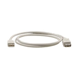 Kramer Electronics USB-A (M) to USB-A (F) 2.0, 0.3m USB cable USB 2.0 USB A White