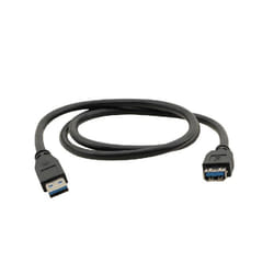 Kramer Electronics USB-A (M) to USB-A (F) 3.0, 0.9m USB cable USB 3.2 Gen 1 (3.1 Gen 1) USB A Black