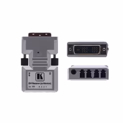 Kramer Electronics 610R/EU, 1920 x 1200 pixels, AV receiver, 500 m, Wired, Metallic
