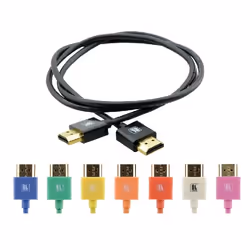 Kramer Electronics 1.8m HDMI m/m, 1.8 m, HDMI Type A (Standard), HDMI Type A (Standard), 3840 x 2160 pixels, 3D, White