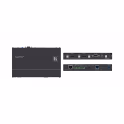 Kramer Electronics DIP-20, 3840 x 2160 pixels, AV transmitter, 180 m, Wired, Black
