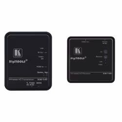 Wireless HD Transmitter & ReceiverThe KW−14T and KW−14R are a high−definition. wireless. HDMI transmitter/receiver pair f ...