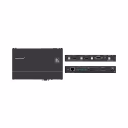Kramer Electronics DIP-31, 3840 x 2160 pixels, AV transmitter, Wired, Black