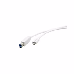 Kramer Electronics C-USB31, 0.9 m, USB C, USB B, USB 3.2 Gen 1 (3.1 Gen 1), 10 Gbit/s, White