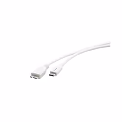 Kramer Electronics C-USB31, 0.9 m, USB C, USB C/Micro-USB B, USB 3.2 Gen 1 (3.1 Gen 1), 10 Gbit/s, White