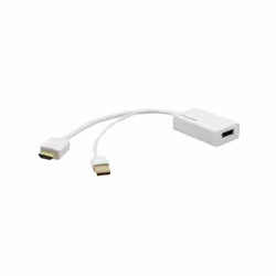 Kramer Electronics ADC-HM/DPF, 0.3 m, HDMI Type A (Standard), DisplayPort, Male, Female, 4096 x 2160 pixels