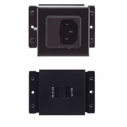 Kramer Electronics TS-UC, 2 x USB A, Black, CE, UL, RoHs, WEEE, 100 - 240 V, 3.4 A, 50/60 Hz