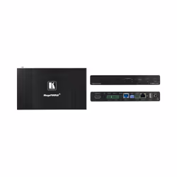 Kramer Electronics TP-594Rxr, 4096 x 2160 pixels, Network receiver, 100 m, Wired, Black, HDCP