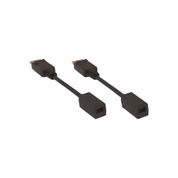 Kramer Electronics ADC-DPM/MDPF, DisplayPort, Mini DisplayPort, Male, Female, Black, Straight