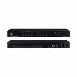 Kramer Electronics VS-44H2, AV matrix switcher, 1.4/2.2, Black, 1U, Buttons, Touch, LCD