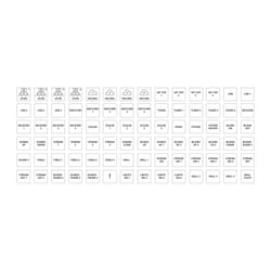Kramer Electronics Advanced Keypad Label Set self-adhesive label Rectangle Transparent