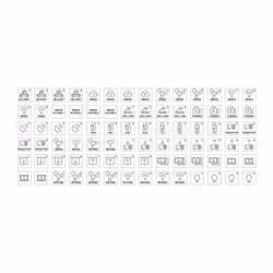 Kramer Electronics Advanced Keypad Label Set self-adhesive label Rectangle Transparent