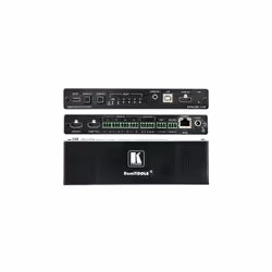 Kramer Electronics DSP-62-AEC, AV matrix switcher, 3840 x 2160 pixels, 18 Gbit/s, Black, Aluminium, CE, FCC