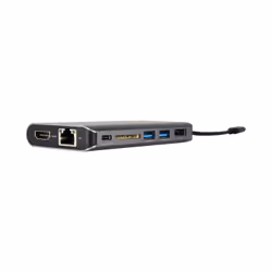 Kramer Electronics KDock-3 Wired USB 3.2 Gen 1 (3.1 Gen 1) Type-C Black, Silver