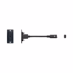 Kramer Electronics WU-CC, Black, Aluminium, Screwless, Any brand, Matte, 0 - 40 °C