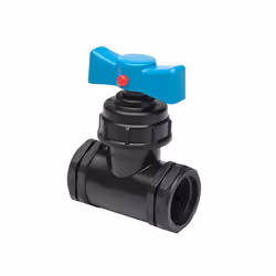Plasson Compression MDPE Female Stop Tap - 1" BSP