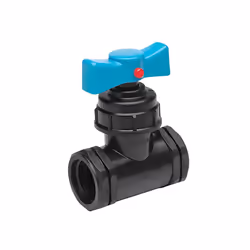 Plasson Compression MDPE Female Stop Tap - 1" BSP