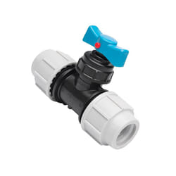 Plasson Compression MDPE Stop Tap - 32mm