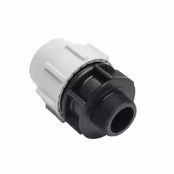 Plasson Compression MDPE Male Adaptor - 25mm x 1/2" BSP