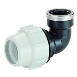 Plasson Compression MDPE Female 90 Parallel Elbow - 25mm x 1" BSP