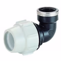 Plasson Compression MDPE Female 90 Parallel Elbow - 25mm x 1/2" BSP