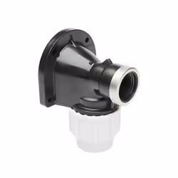 Plasson Compression MDPE Plastic Wall Plate Elbow - 20mm x 1/2" BSP