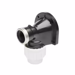 Plasson Compression MDPE Plastic Wall Plate Elbow - 20mm x 1/2" BSP