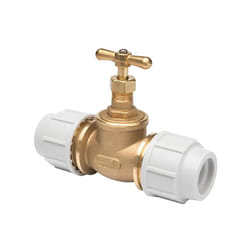 Plasson Compression MDPE Push Fit Universal Stop Tap - 32mm