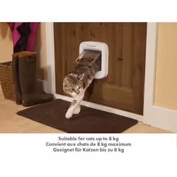 PetSafe Microchip Cat Flap, Easy Install, 4 Way Locking, Energy Efficient, "Latest Version - 2018"