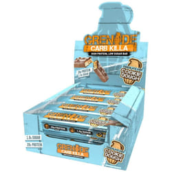 Grenade Carb Killa High Protein and Low Carb Bar, 12 x 60 g - Chocolate Chip Cookie Dough