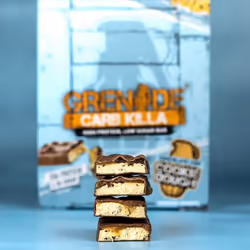 Grenade Carb Killa High Protein and Low Carb Bar, 12 x 60 g - Chocolate Chip Cookie Dough