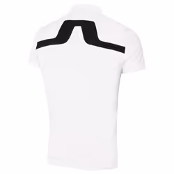 J.Lindeberg Mens KV Regular Fit 4-Way Stretch Golf Polo Shirt - M, White