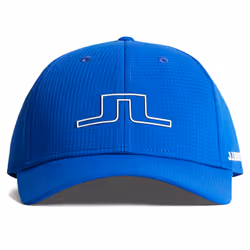 J.Lindeberg Mens Caden Classic Lightweight Breathable Quick Drying Golf Cap - One Size, Club Blue