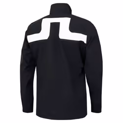 J.Lindeberg Mens Bridge Padded Waterproof Golf Rain Jacket - XL, Black