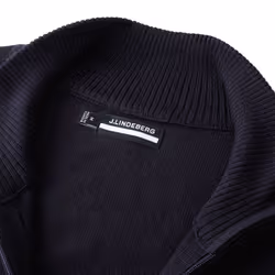 J.Lindeberg Mens Merino Blend Turtleneck 1/2 Zip Golf Sweater - M, Navy