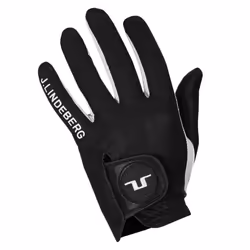 J.Lindeberg Mens Ron Cabretta Leather Left Hand Golf Glove - XL, Black