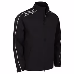 J.Lindeberg Mens Theo Waterproof Windproof Golf Rain Jacket - M, Black