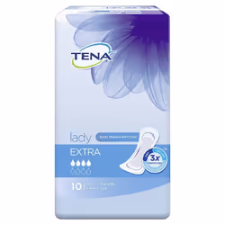 TENA Lady Extra, Incontinence pad, Woman, 10 pc(s), Bag